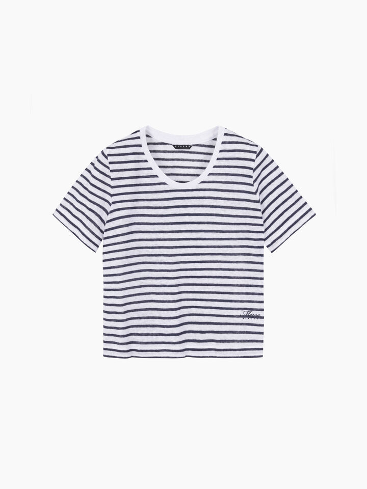 T-SHIRT - sisley k short sleeve t-shirt - Dark Blue | Sisley K image number 2